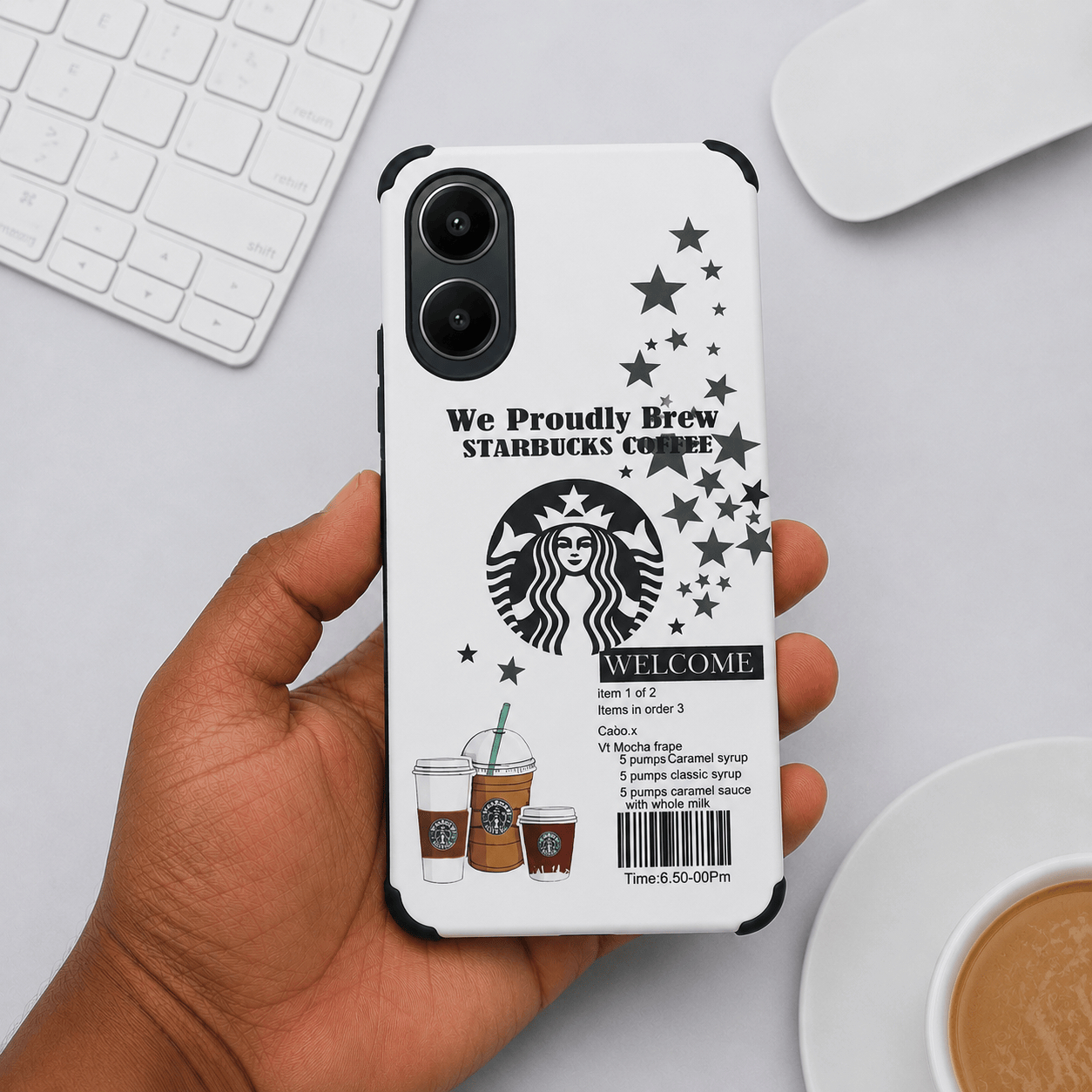 Starbucks Phone Case for Vivo Y02s Back Cover Onezeros.in