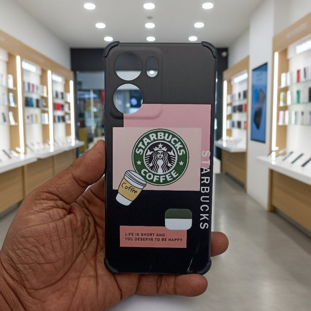 Starbucks Phone Case for Vivo Y16 Back Cover 5 Onezeros.in