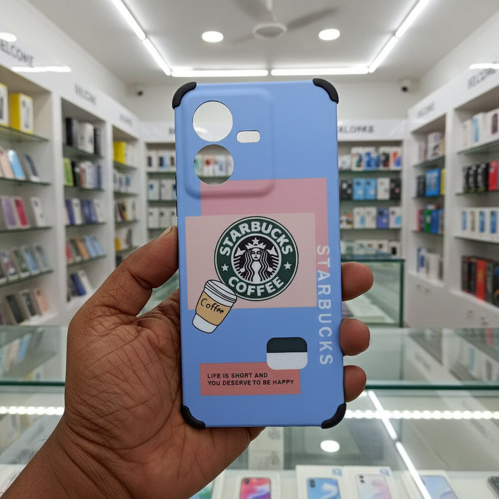 Starbucks Phone Case for Vivo Y22 Back Cover 8 Onezeros.in
