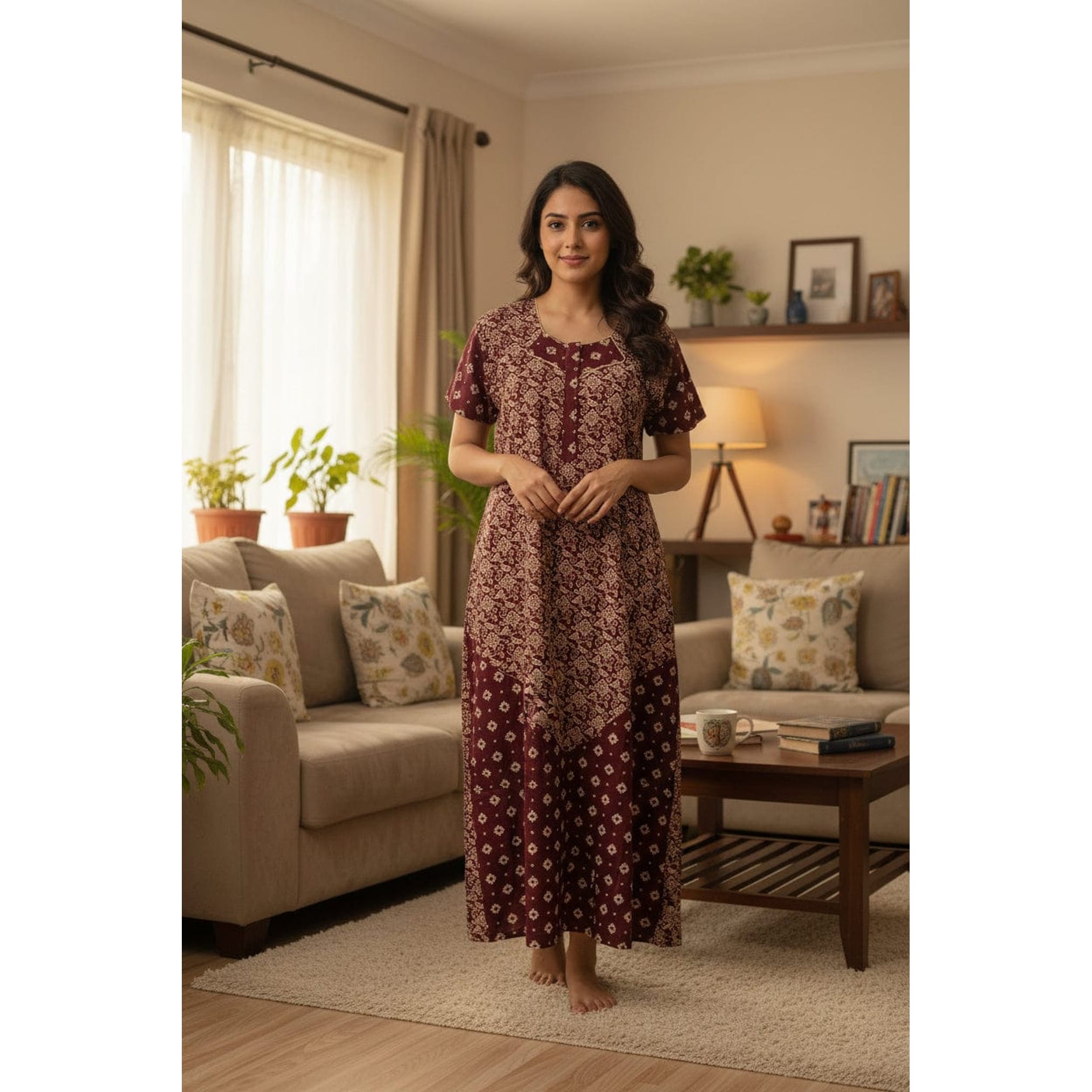 Stylish Modern Nighties for Women's Sleepwear Onezeros.in
