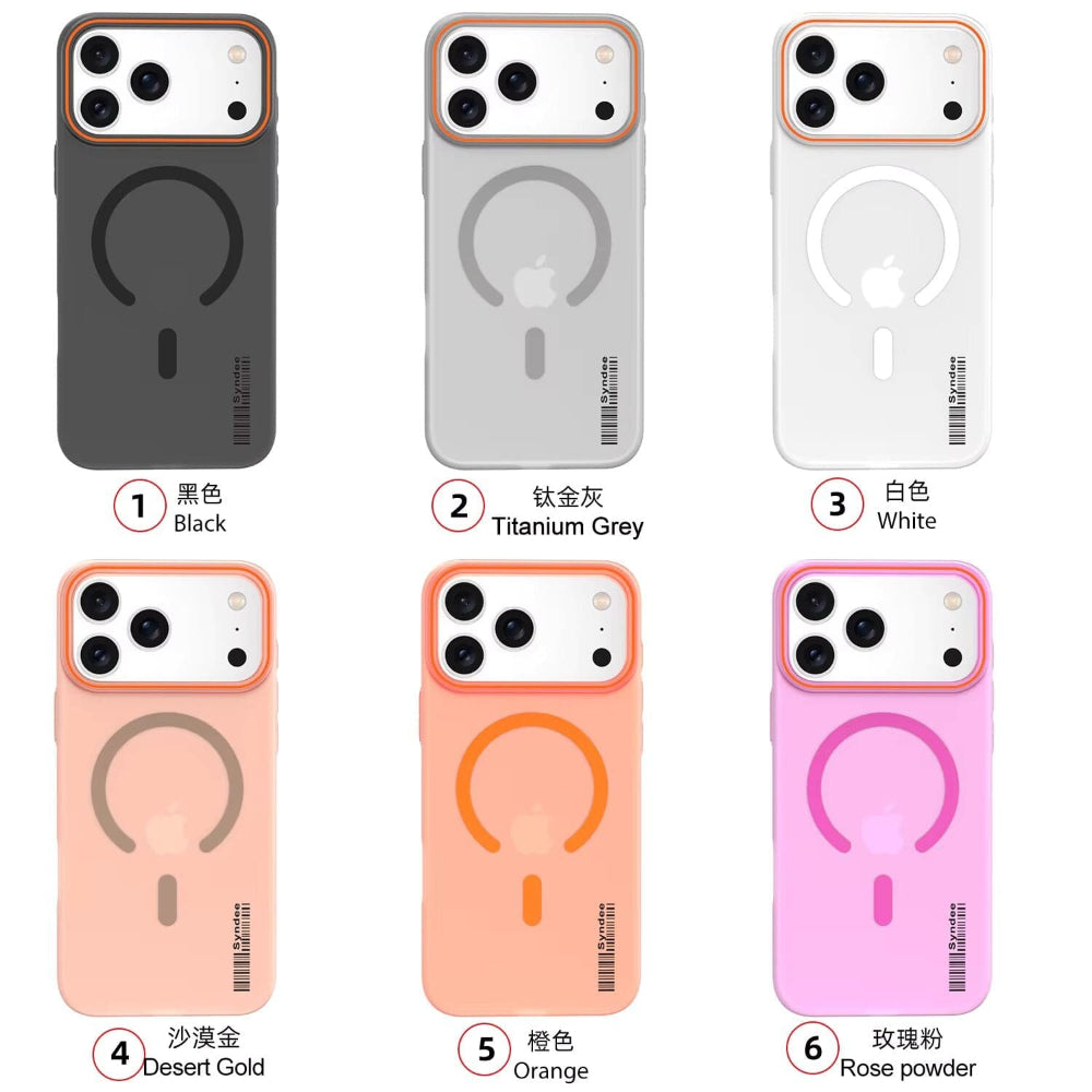SYNDEE Mate Magsafe Barcode Phone Case for iPhone 17 Pro Back Cover Onezeros.in