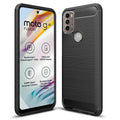 Thin Carbon Fiber Phone Case for Moto G60 Back Cover Onezeros.in