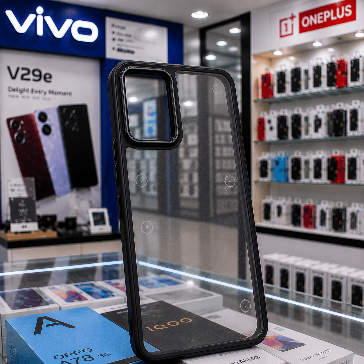 Transparent Design Case For OnePlus Nord CE 2 Lite 5G Electroplating Camera Phone Cover Onezeros.in