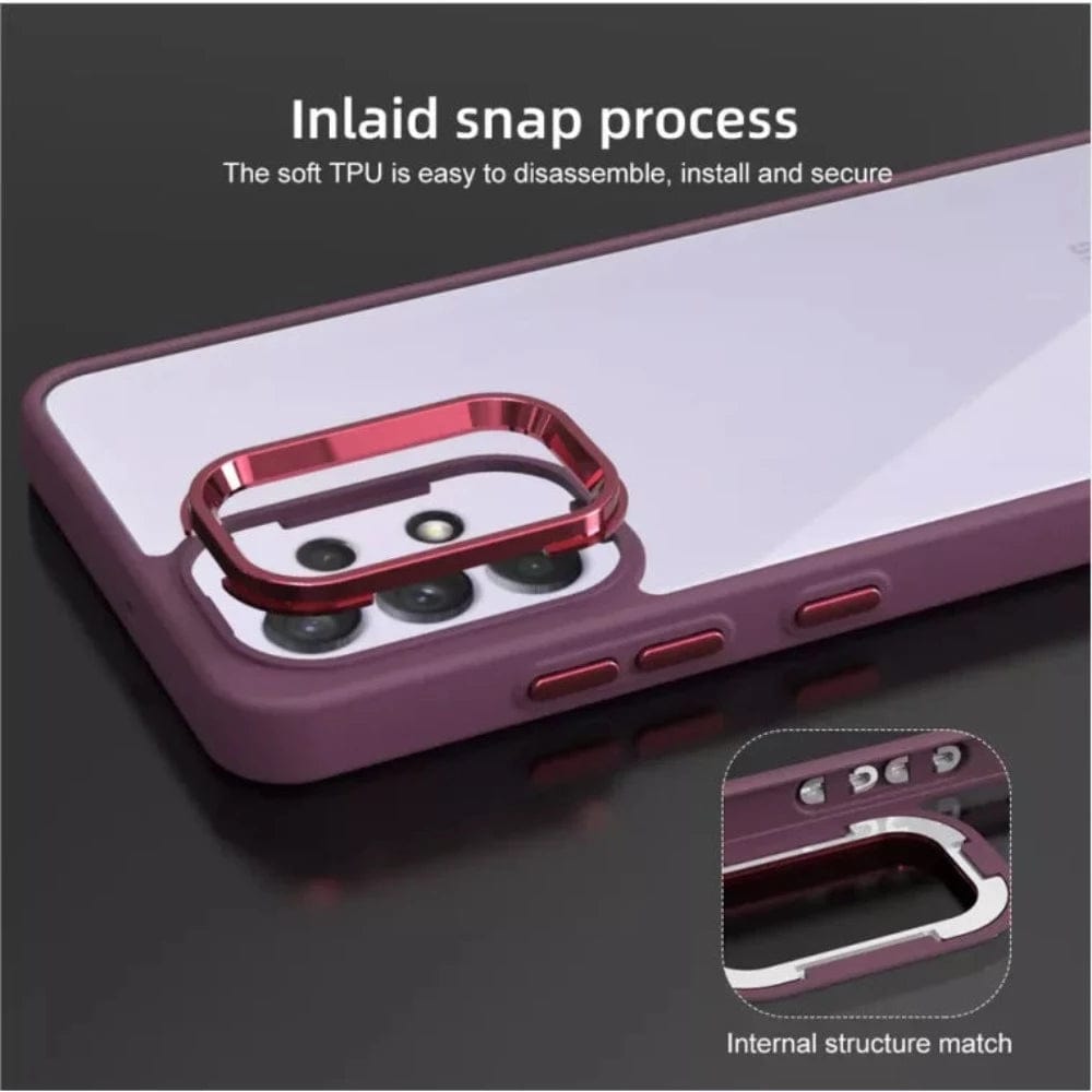 Transparent Design Case For OPPO A57 Electroplating Camera Phone Cover Onezeros.in