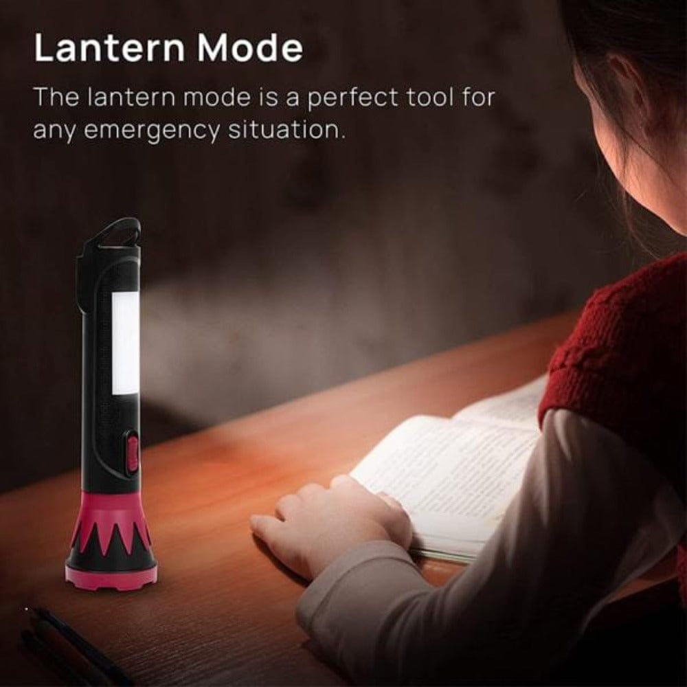 Wipro Radiant Dual Light 3W LED Torch Light Onezeros.in