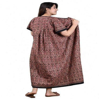 Yoga Ocean Blue Front Full Open Nighty Onezeros.in