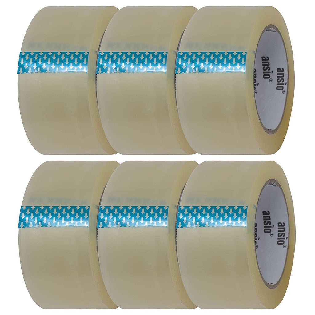 Ansio Transparent Packing Tape (6 Roll) Ansio