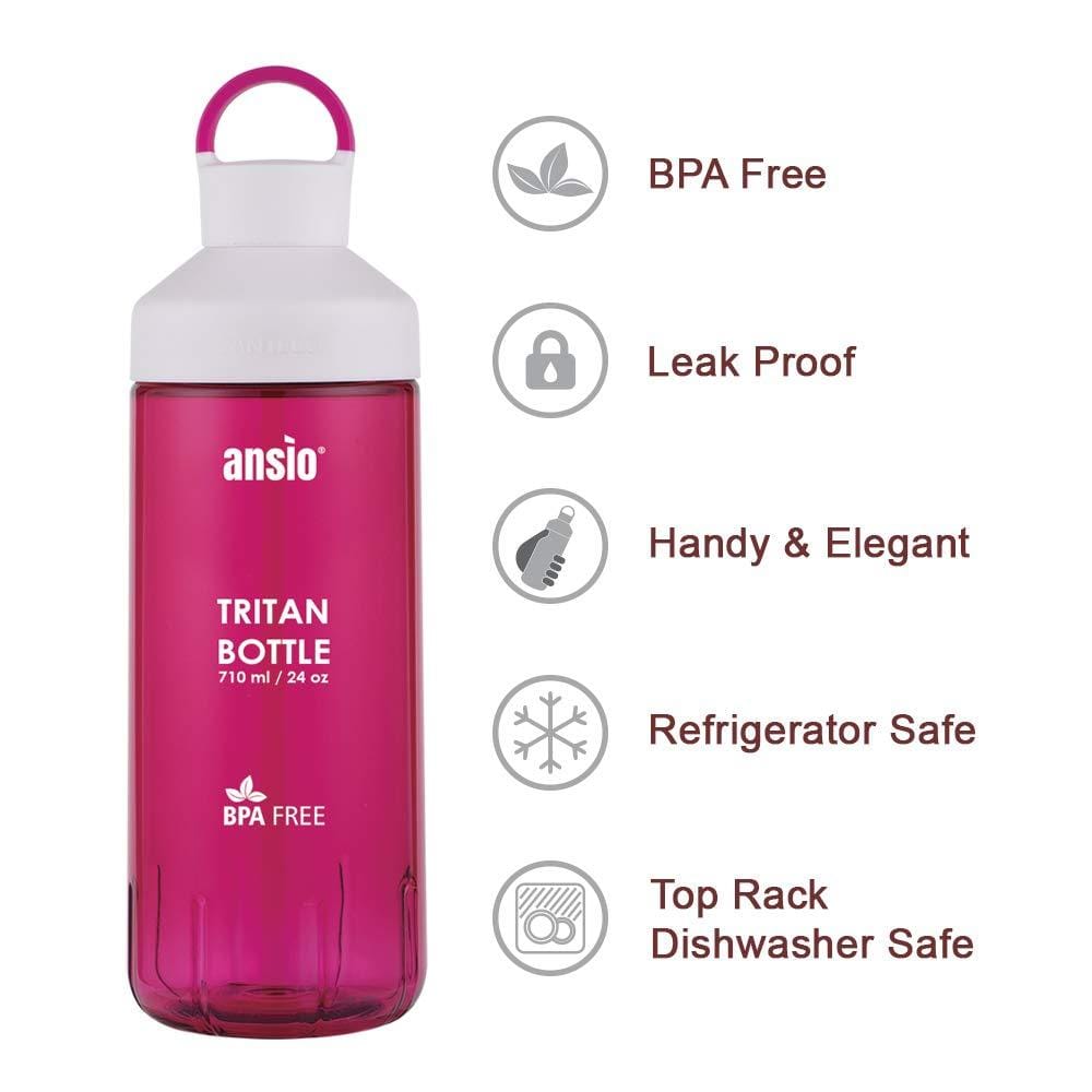 Ansio Tritan Water Bottle for Kids (710 ml) Onezeros.in