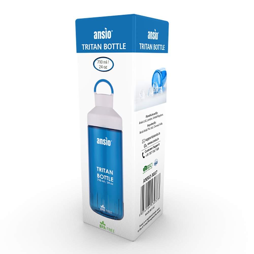 Ansio Tritan Water Bottle for Kids (710 ml) Blue Onezeros.in