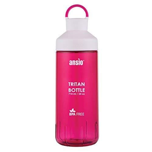 Ansio Tritan Water Bottle for Kids (710 ml) Pink Onezeros.in