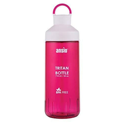 Ansio Tritan Water Bottle for Kids (710 ml) Pink Onezeros.in