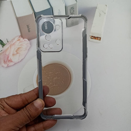Clear Acrylic Transparent Phone Cover For OnePlus Nord 2T Back Case Gray Onezeros.in
