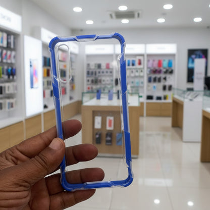 Clear Transparent Back Cover For Samsung Galaxy A50 Phone Case Blue Onezeros.in
