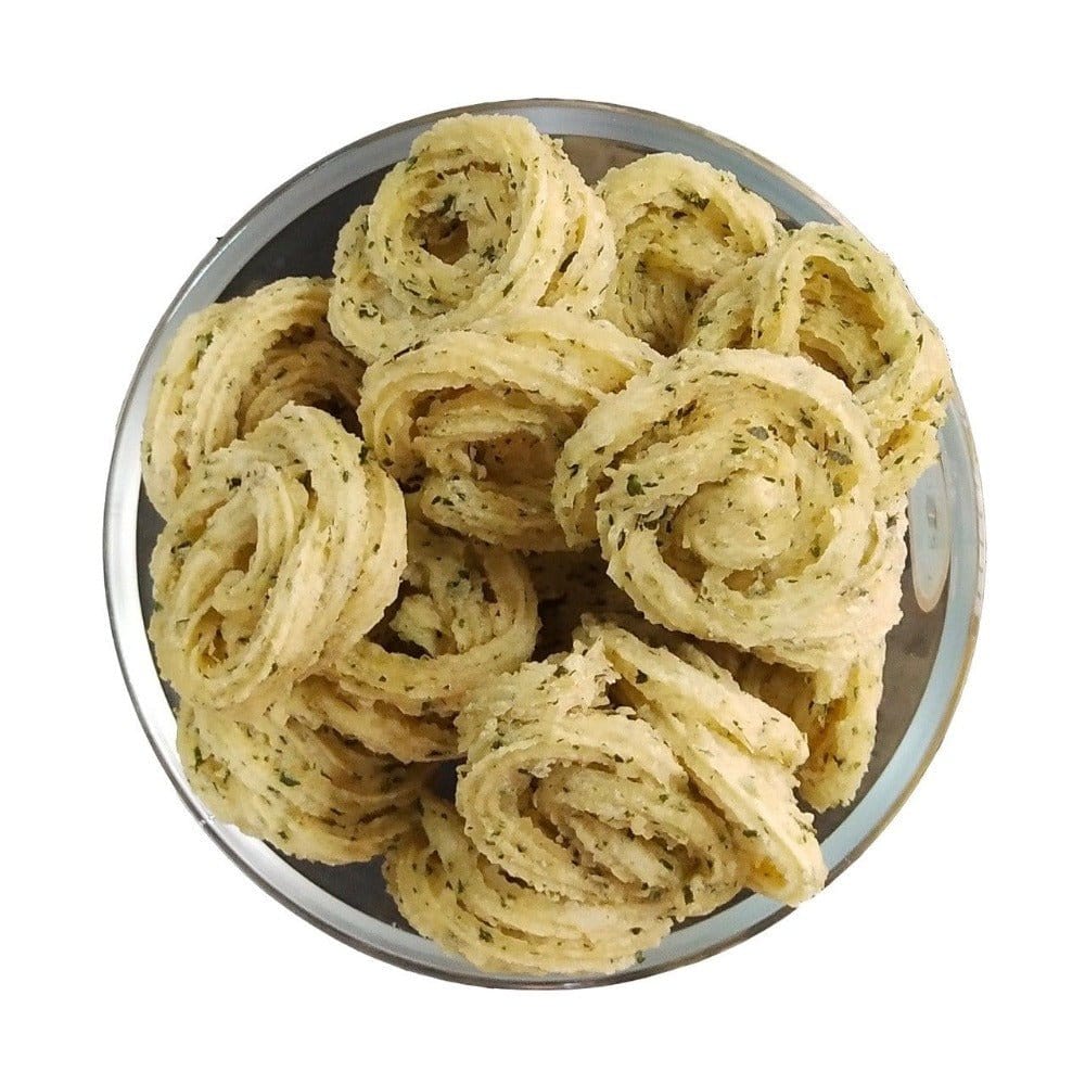 Curry Leaves Murukku Traditional Snacks of Tamil Nadu 100 grams Onezeros.in
