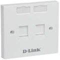 D-Link Faceplate - Dual Faceplate accepts two Keystone Jacks D-Link