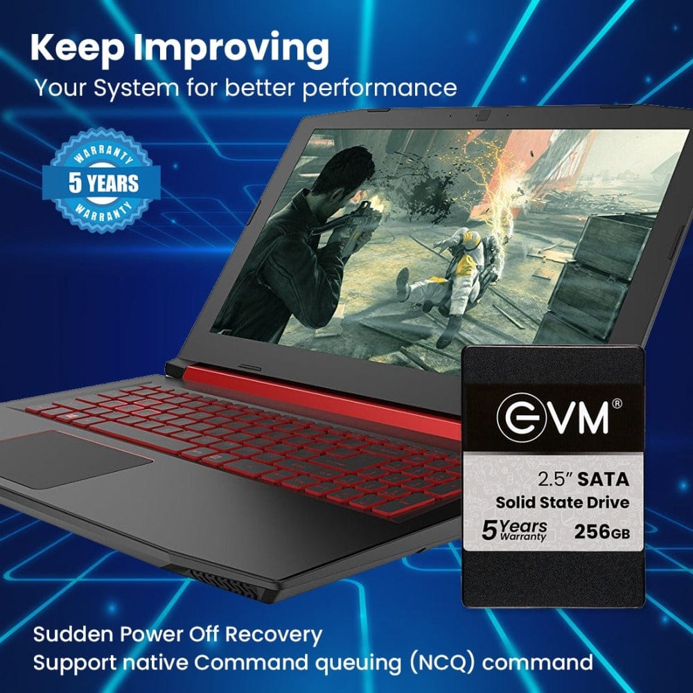 EVM 256GB SSD 2.5" INCH SATA Storage Devices for Computers Onezeros.in