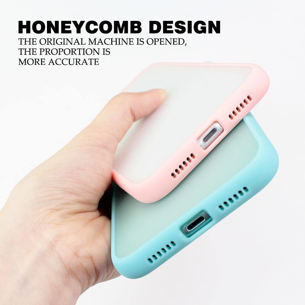 Frosted Smoke Cover for Vivo T1 44w/iQOO Z6 44w Camera Protection Phone Case Onezeros.in
