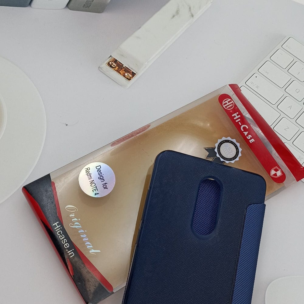 Hi Case Caidea Slim Flip Cover For Redmi Note 4 Mobile Cover Onezeros.in