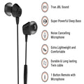 JBL C50HI in-Ear Headphones with Mic Black JBL