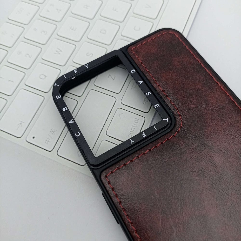 Luxury PU Leather Back Cover Phone Case for OPPO F21 Pro 4G Onezeros.in