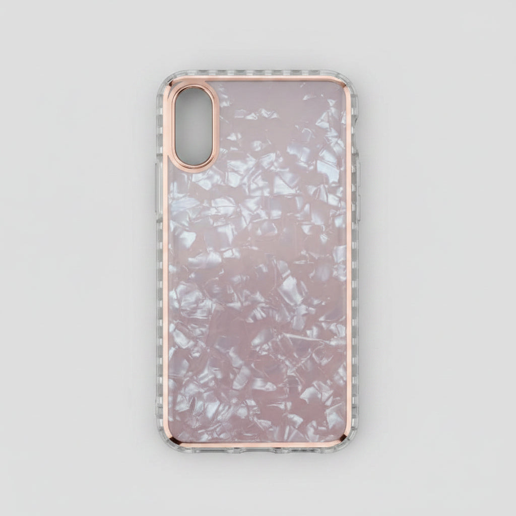 Marble Pattern Back Cover For Redmi 9A/9i Phone Case With Pop Up Holder Pink Onezeros.in