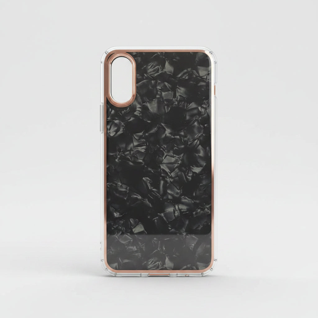Marble Pattern Back Cover For Redmi 9A/9i Phone Case With Pop Up Holder Black Onezeros.in