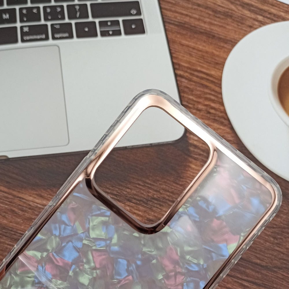 Marble Pattern Back Cover For Vivo V23 5G Phone Case With Pop Up Holder Mixed Onezeros.in