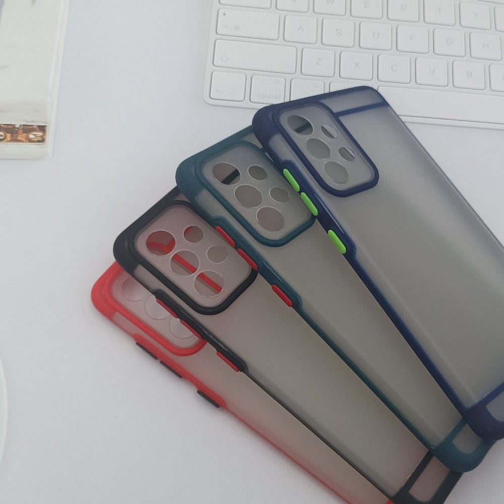 Matte Translucent Frosted Smoke Phone Case For Samsung Galaxy A52/A52s Onezeros.in
