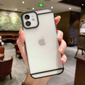 Matte Translucent Frosted Smoke Phone Case For Samsung Galaxy A52/A52s Black Onezeros.in