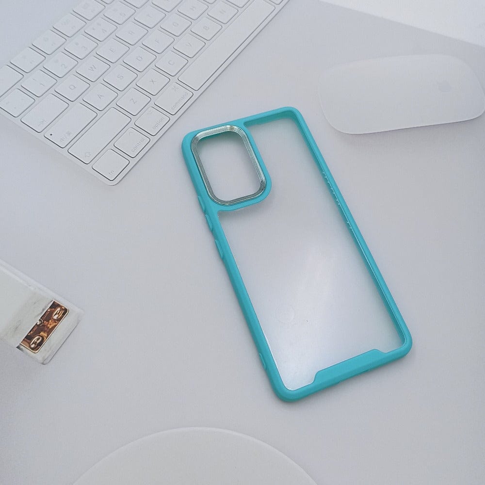 Electroplating Camera Frame Cell Phone Case for POCO M4 Pro 5G Back Cover