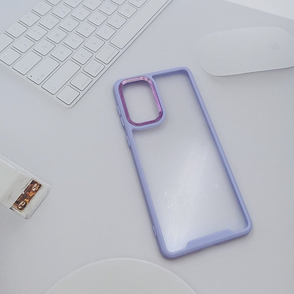 Electroplating Camera Frame Cell Phone Case for POCO M4 Pro 5G Back Cover