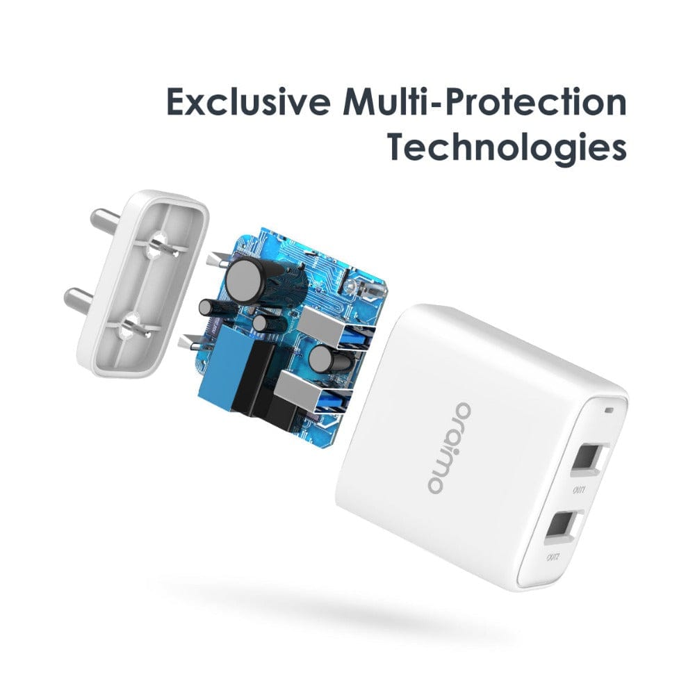 Oraimo Firefly-2 Dual USB Mobile Charger Zebronics
