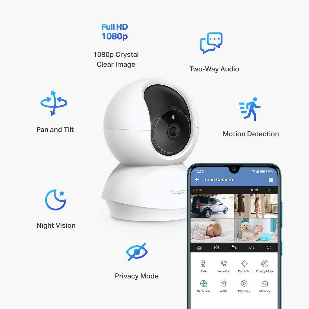 Pan/Tilt Home Security Wi-Fi Camera Tapo C200 Tapo