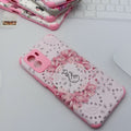 Pink Border Stone Case Mobile Cover for Vivo Y15s/Y01 Onezeros.in