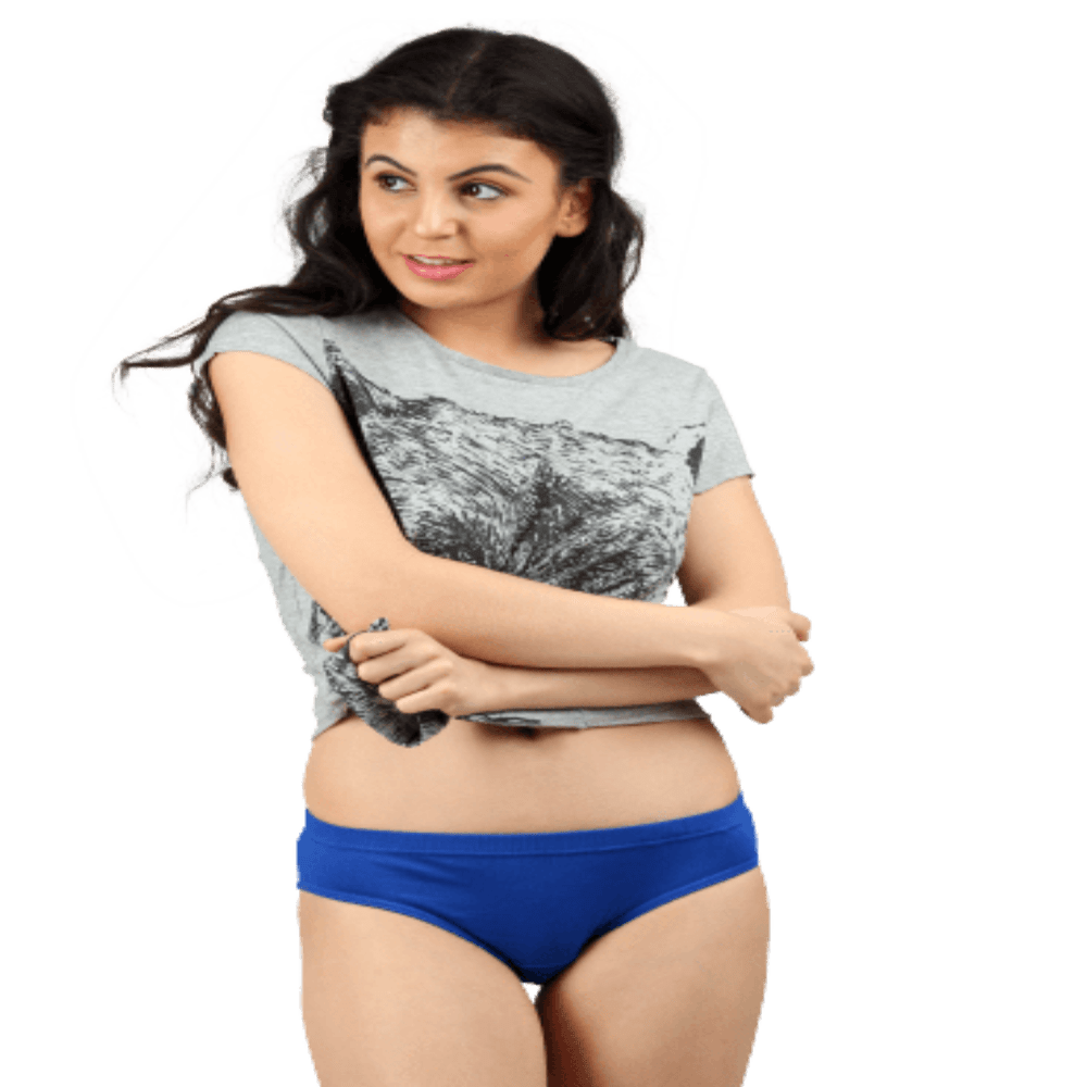 Plain Panty - Pack of 3 ( Multi Colour) Onezeros.in