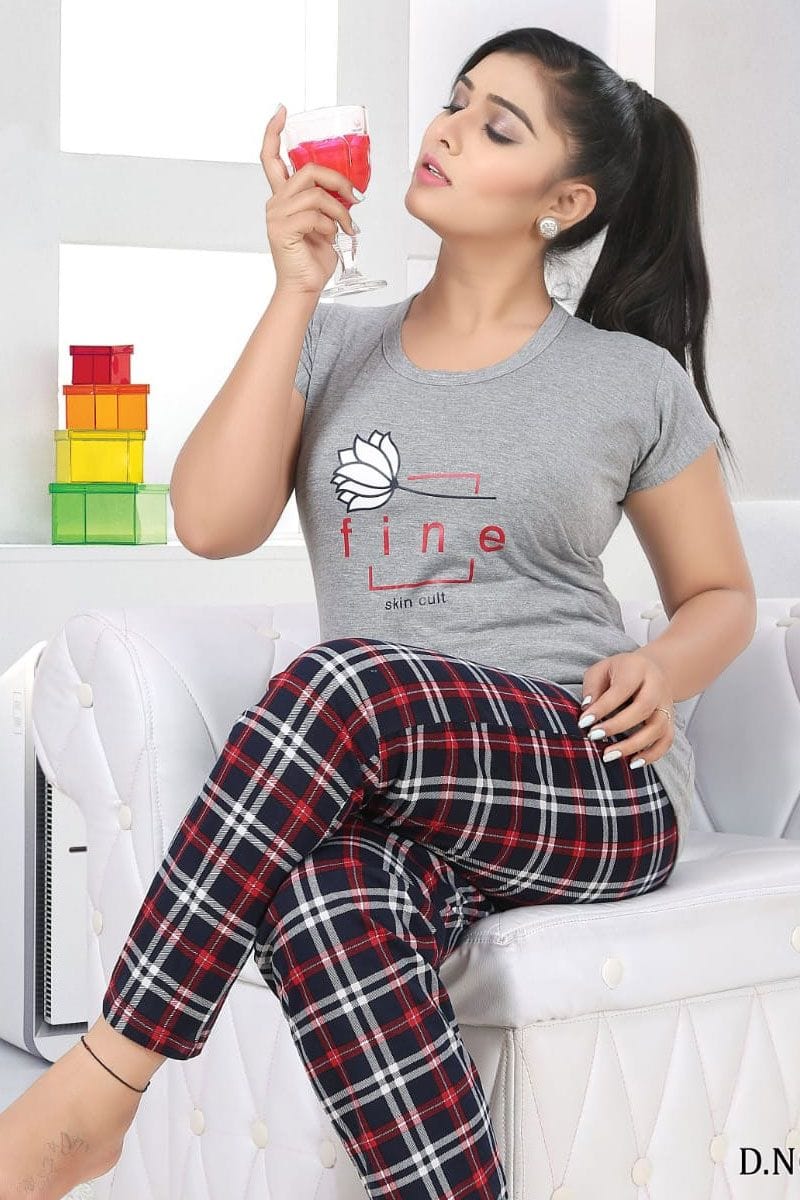 Printed Night Suit Wear Sleep Dress (Pack of 6) Onezeros.in