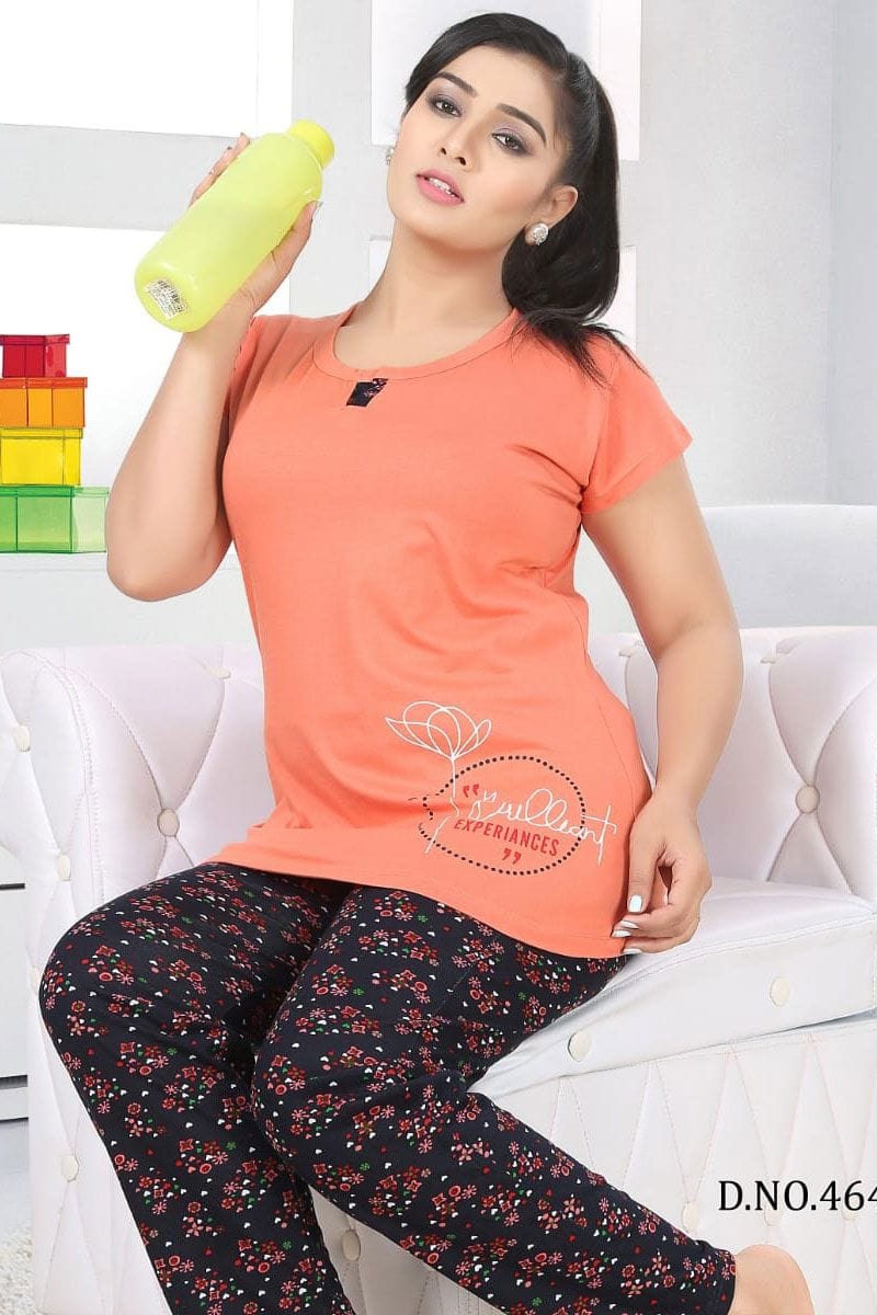 Printed Night Suit Wear Sleep Dress (Pack of 6) Onezeros.in