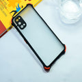 Realme Q2 Pro Air cushion Shockproof Smoke Transparent Phone Case Black Onezeros.in