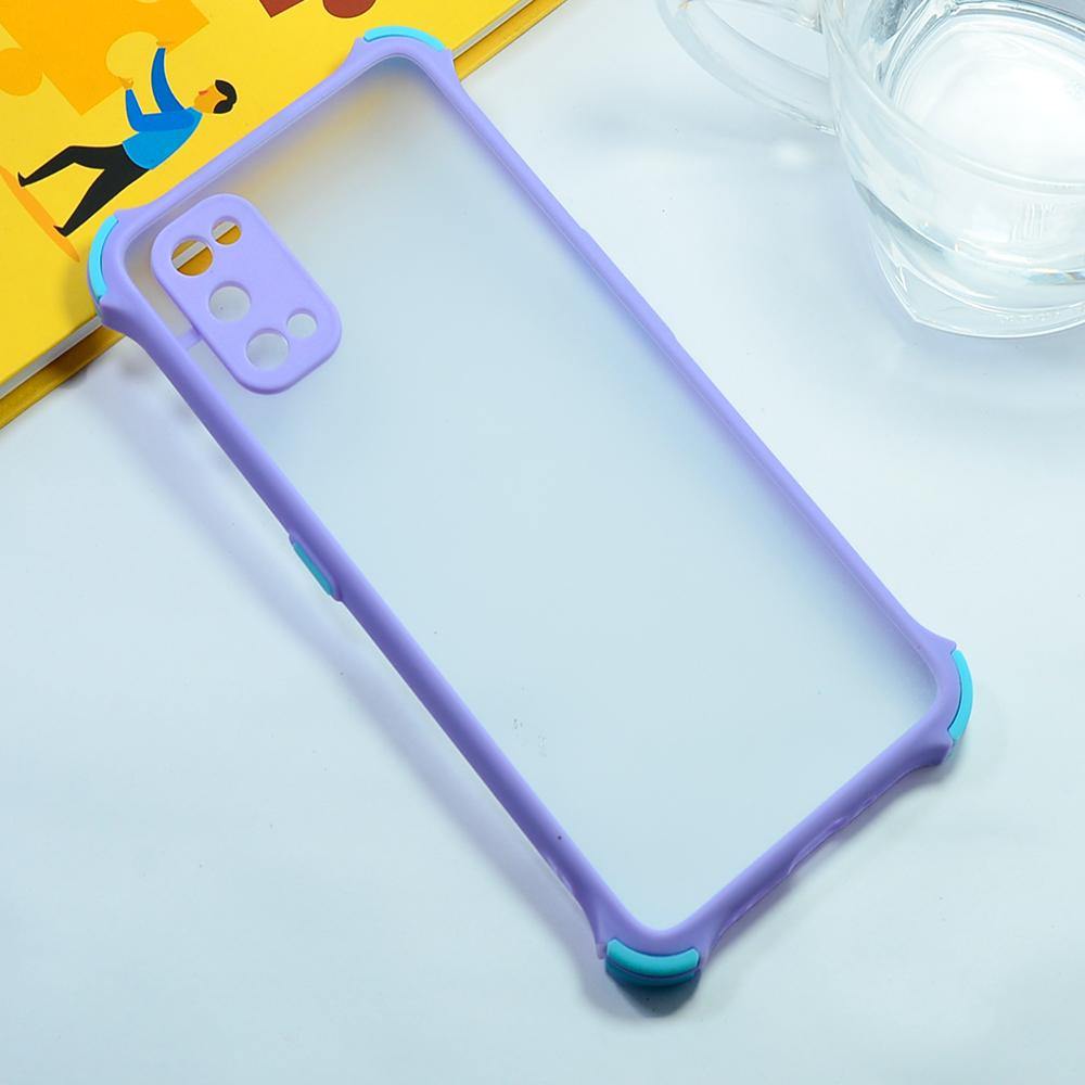 Realme Q2 Pro Air cushion Shockproof Smoke Transparent Phone Case Pebble Onezeros.in