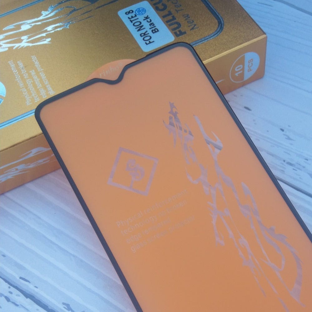 Rinbo 6D Tempered Glass For Redmi Note 8 Pro Safety Glass Screen Protector Onezeros.in