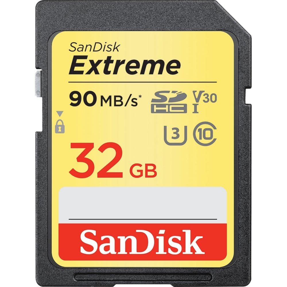 SanDisk Extreme SDHC/SDXC UHS-I Memory Cards 32 GB Onezeros.in