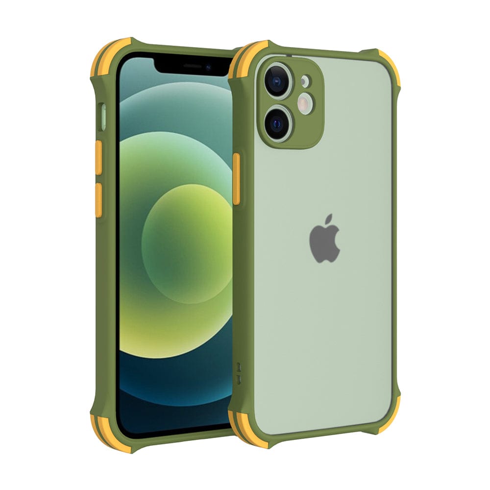 Shockproof Smoke Case For iPhone 12 Mobile Cover Onezeros.in