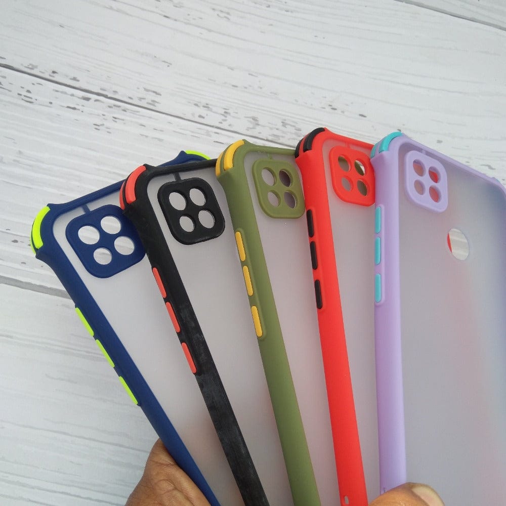 Shockproof Smoke Case For Redmi 9 Mobile Cover Onezeros.in