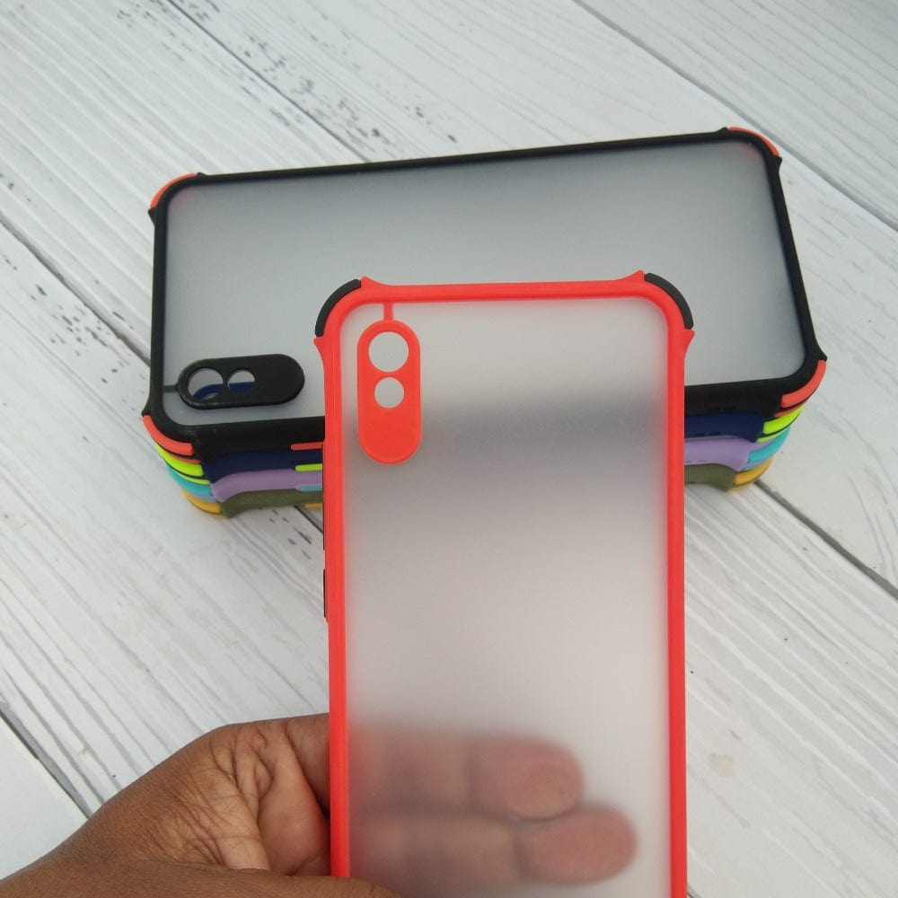 Shockproof Smoke Case For Redmi 9A Mobile Cover Onezeros.in