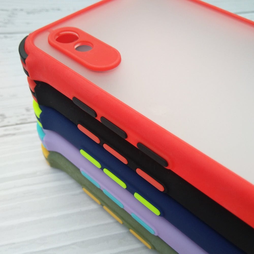 Shockproof Smoke Case For Redmi 9A Mobile Cover Onezeros.in