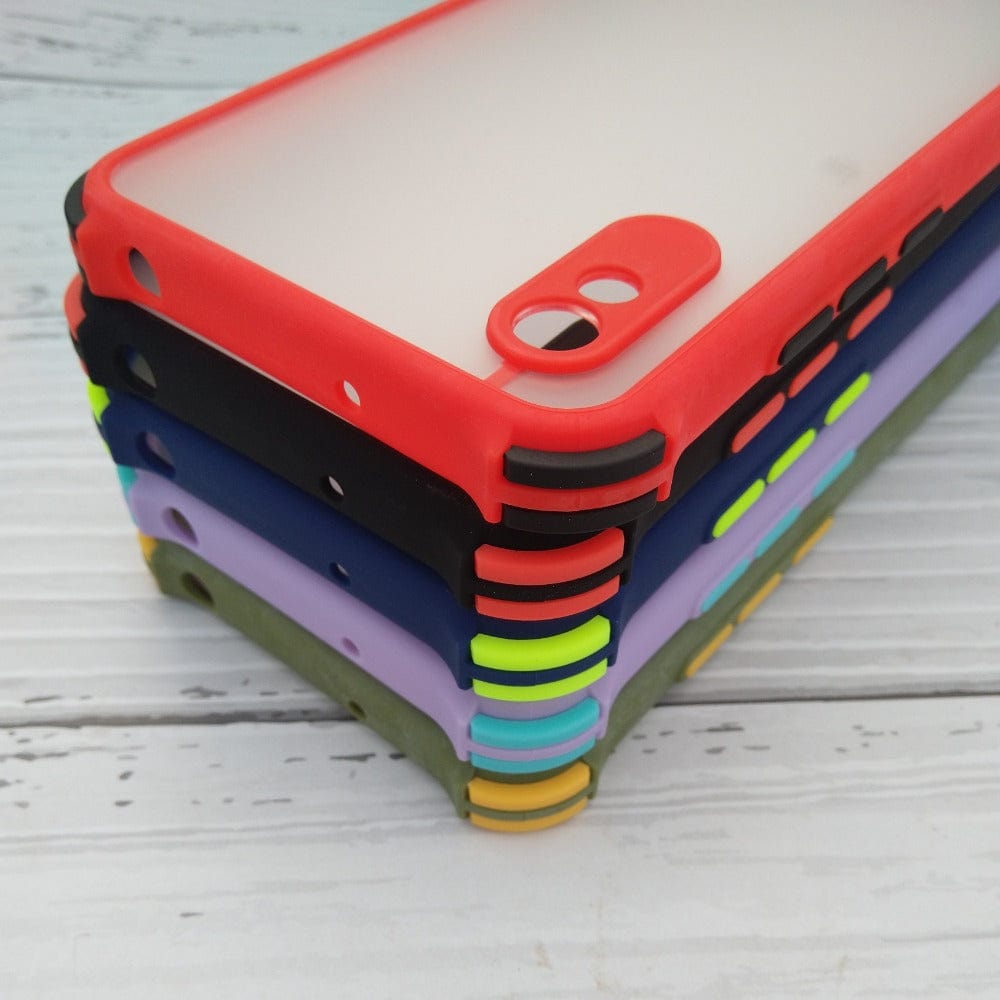 Shockproof Smoke Case For Redmi 9A Mobile Cover Onezeros.in
