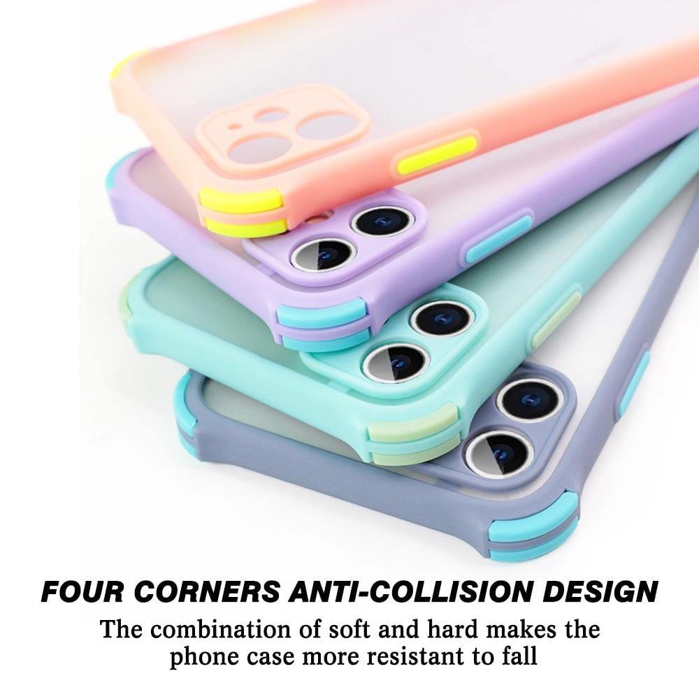 Shockproof Smoke Case For Redmi Note 9 Mobile Cover Onezeros.in