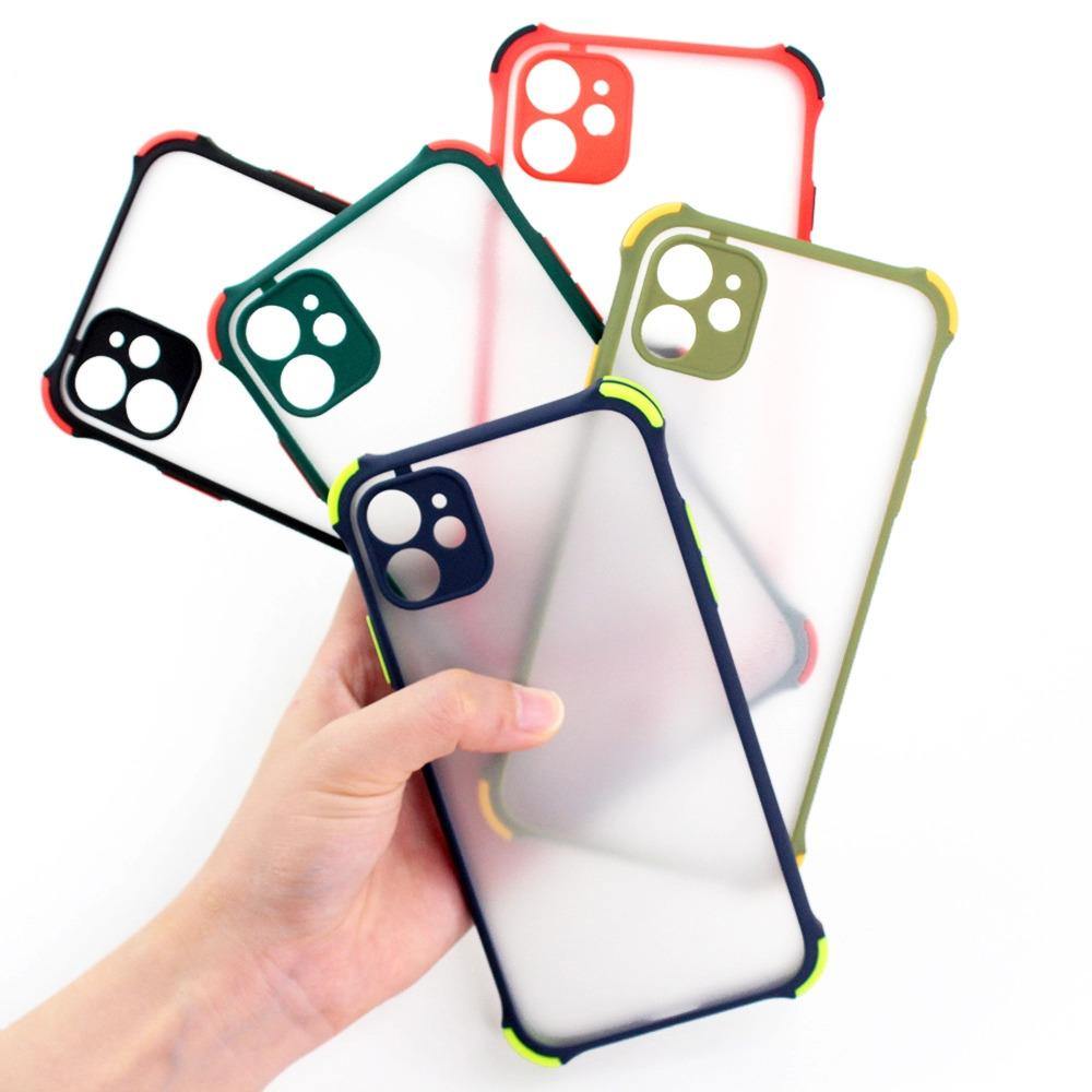Shockproof Smoke Case For Redmi Note 9 Mobile Cover Onezeros.in
