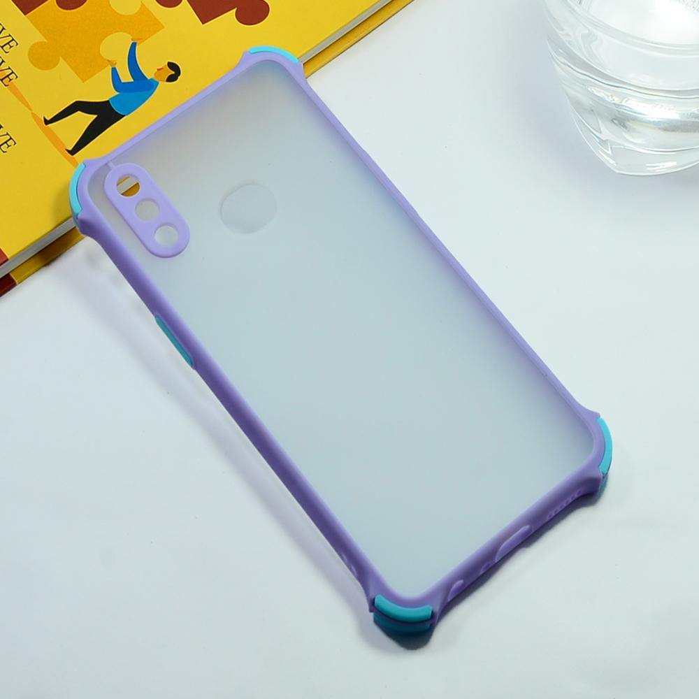 Shockproof Smoke Case For Samsung Galaxy A10s Mobile Cover Purple Onezeros.in