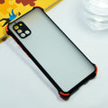 Shockproof Smoke Case For Samsung Galaxy A31 Mobile Cover Black Onezeros.in